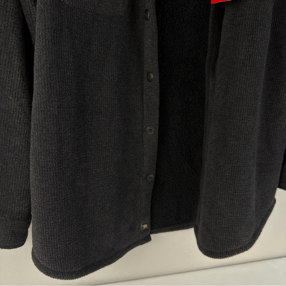 Men's Classic Black Shirt Jacket - Picture 6 of 6